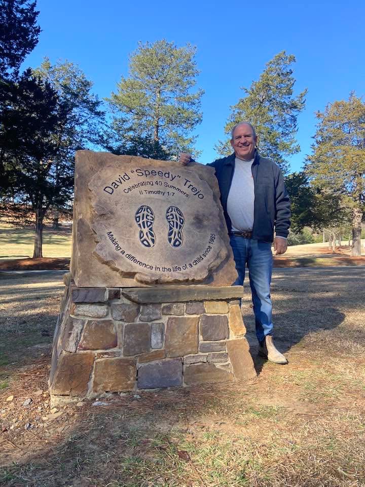 Custom commercial sign made of cultured stone in Houston by Bedrock Boulders